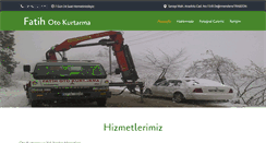 Desktop Screenshot of fatihotokurtarma.com