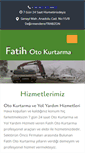 Mobile Screenshot of fatihotokurtarma.com